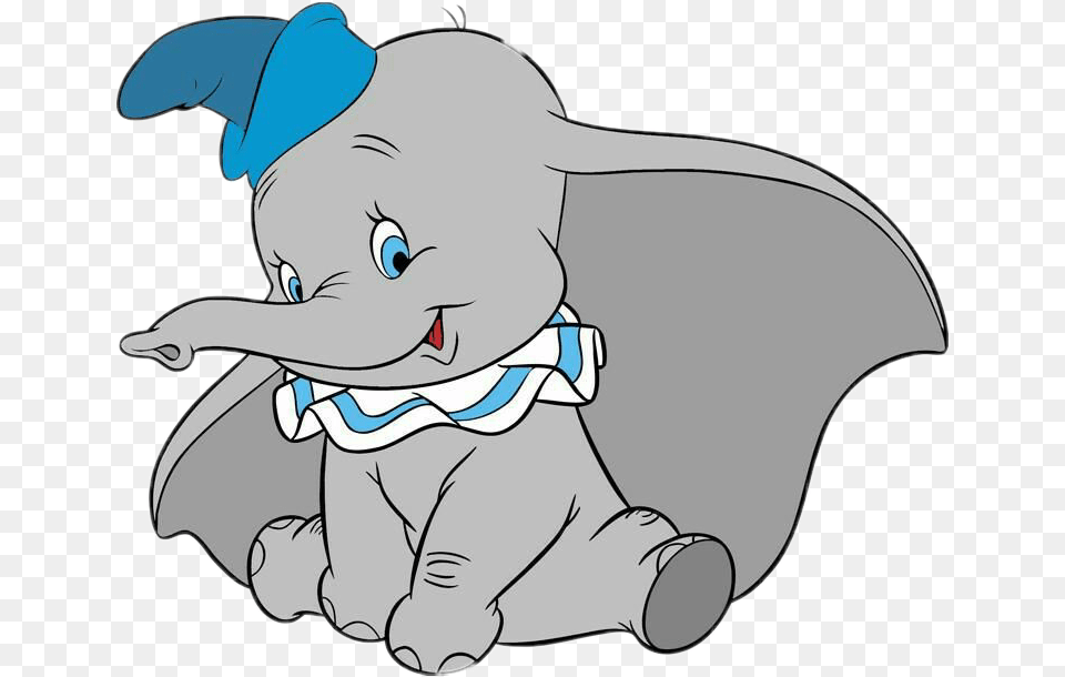 Dumbo Elephant Cartoon Disney Bluewhite Dumbo Disney, Baby, Person, Face, Head Free Transparent Png