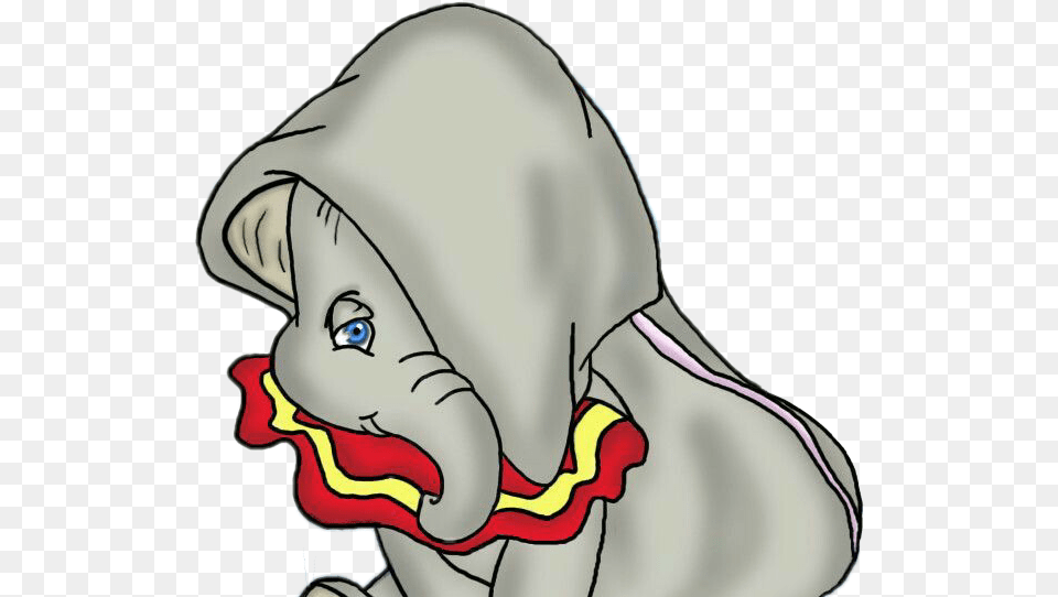 Dumbo Elephant Sticker Stickeremix Cartoon Disney, Clothing, Hat, Adult, Female Png