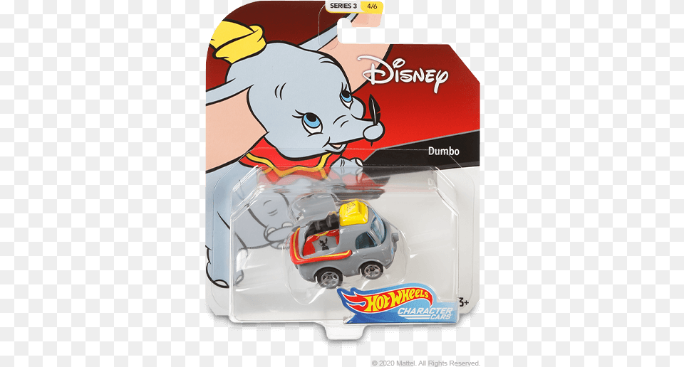 Dumbo Mattel Hot Wheels Community Hot Wheels Disney Cars, Baby, Person, Vehicle, Transportation Png