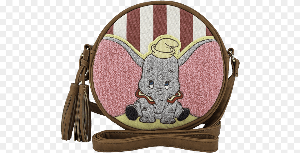 Dumbo Round Canvas Loungefly Crossbody Bag Loungefly Dumbo Crossbody, Accessories, Handbag, Purse Png Image