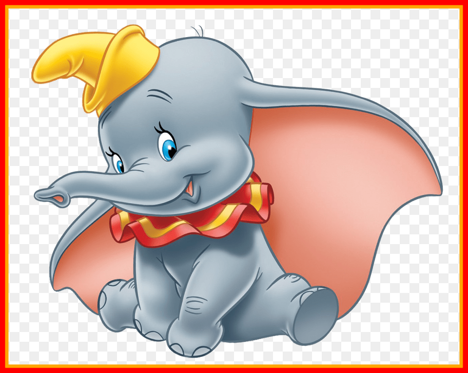 Dumbo The Elephant, Cartoon, Animal, Mammal, Pig Free Png Download