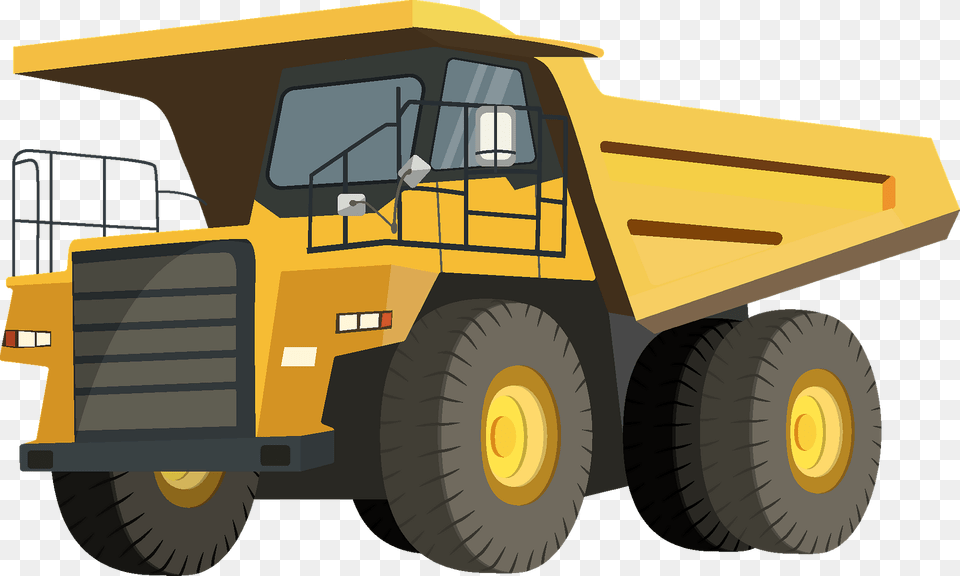 Dump Truck Clipart, Bulldozer, Machine, Wheel, Transportation Png