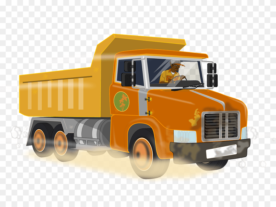 Dump Truck Clipart, Trailer Truck, Vehicle, Transportation, Bulldozer Free Png