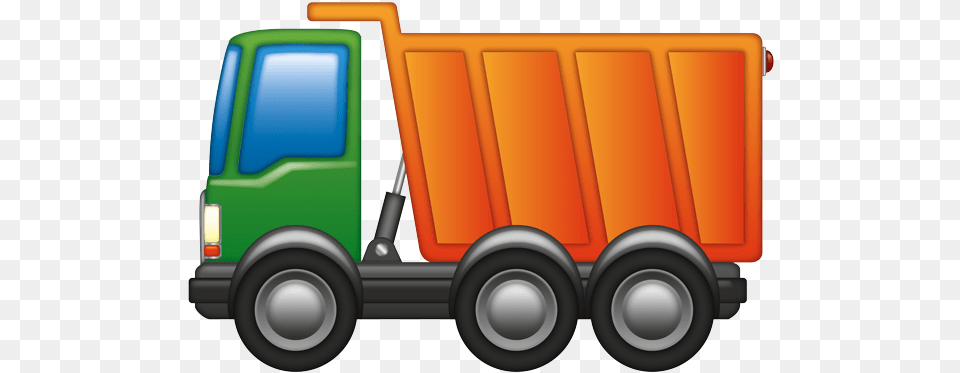 Dump Truck Emoji Iphone Automotive News Dump Truck Emoji, Moving Van, Transportation, Van, Vehicle Free Png