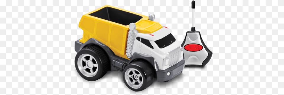 Dump Truck Rc Soft Body Vehicle Kid Galaxy Soft And Squeezable Control Dump Truck, Wheel, Machine, Plant, Device Free Transparent Png