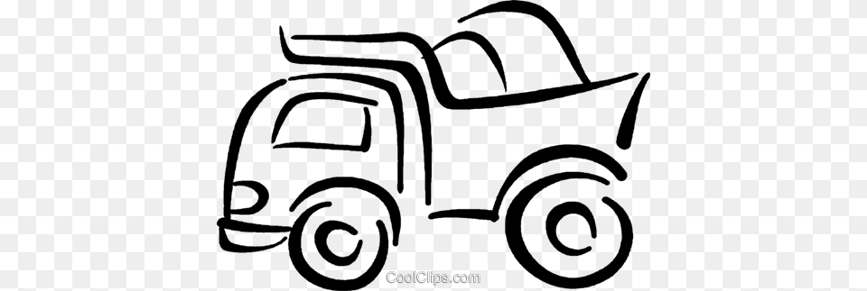 Dump Truck Royalty Vector Clip Art Illustration, Vehicle, Transportation, Pickup Truck, Tool Free Png Download