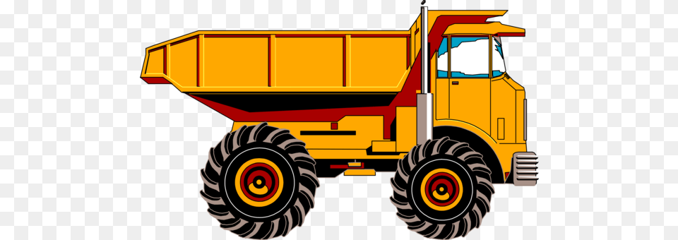 Dump Truck Semi Trailer Crane, Bulldozer, Machine, Wheel, Transportation Png