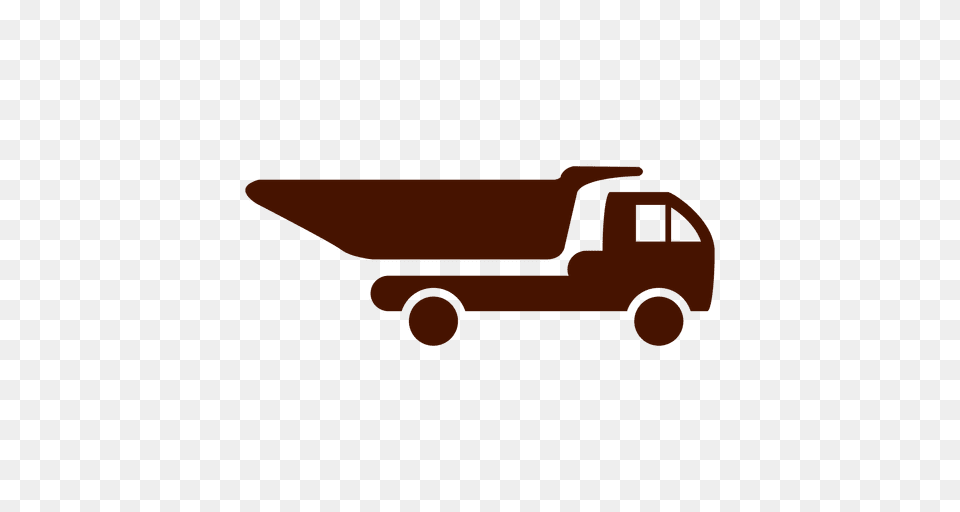 Dump Truck Silhouette Icon, Machine, Wheel, Car, Transportation Free Png