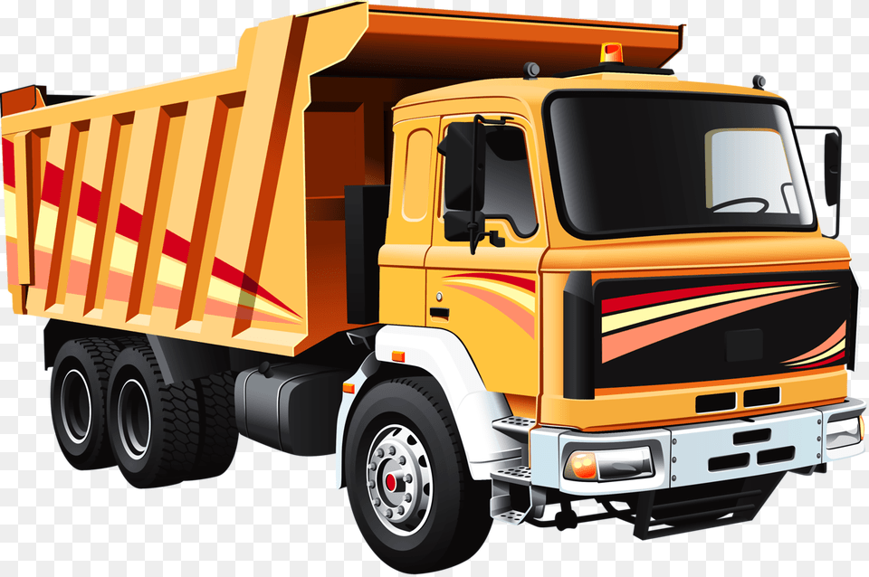 Dump Truck Vector Graphics Car Clip Art Kinds Of Transportation Clip Art Truck, Trailer Truck, Vehicle Free Png Download