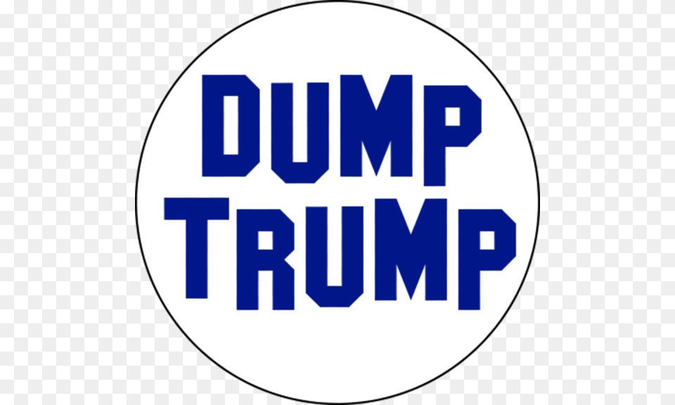 Dump Trump Button Dump Trump Logo, Text Png Image