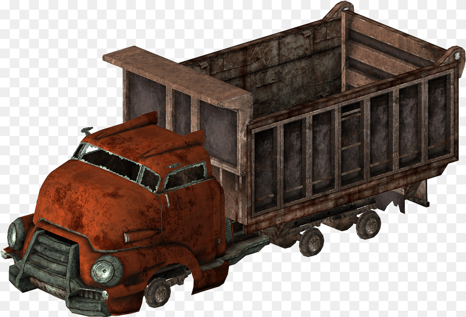 Dumper Truck Fallout Truck, Machine, Wheel, Transportation, Vehicle Free Png