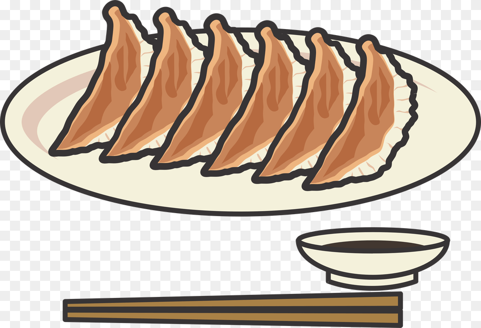 Dumpling Clipart Gyoza Clipart, Meal, Food, Sliced, Blade Free Png Download