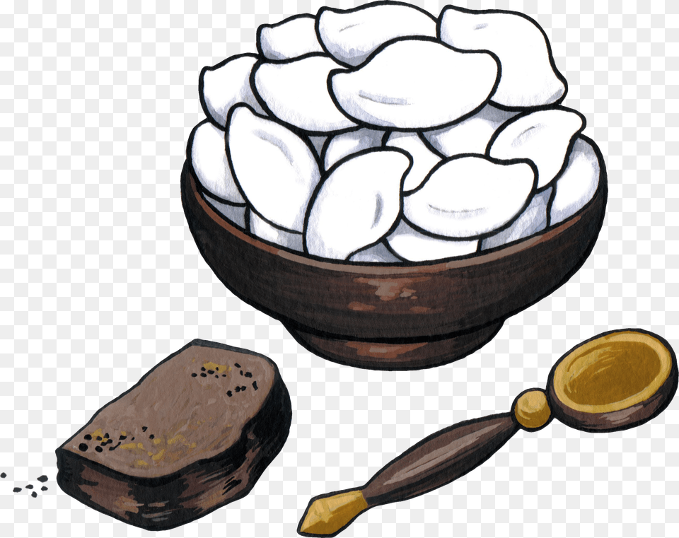 Dumplings, Cutlery, Spoon, Food Png Image