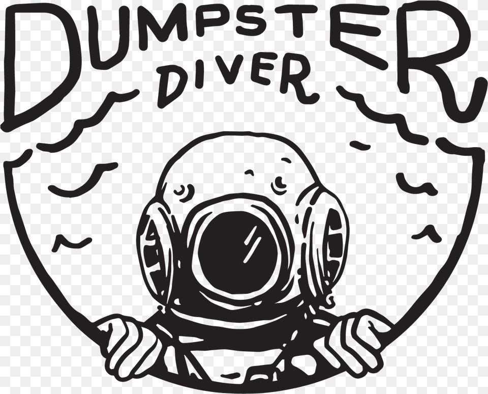 Dumpster Diver Logo 30a Dumpster Diver Apparel Logo, Photography, Blackboard Png Image