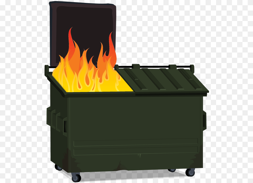 Dumpster Fire Emoji Gif Tier3xyz Dumpster Clipart, Flame, Bbq, Cooking, Food Free Png Download