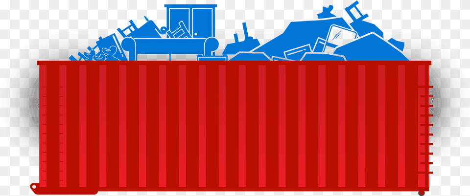 Dumpster Yard Roll Off Clipart, Shipping Container Free Transparent Png