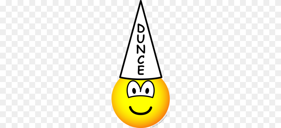 Dunce Emoticon Emoticons, Clothing, Hat Png