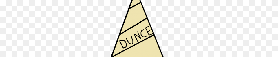 Dunce Hat, Triangle Free Png Download