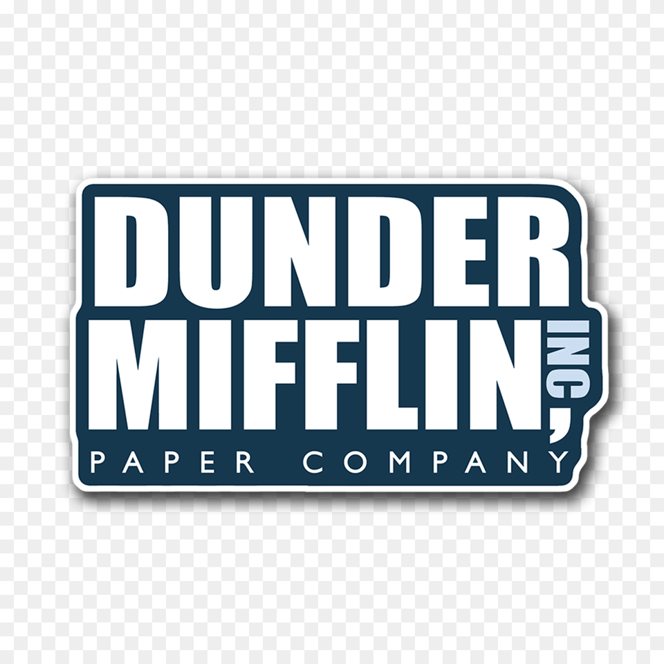 Dunder Mifflin Paper Company, Sticker, Scoreboard, Logo Png Image