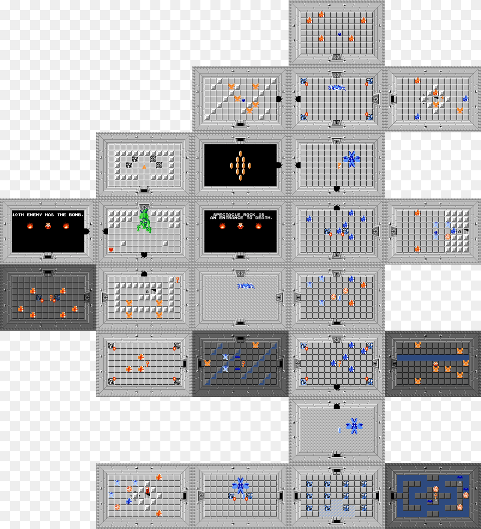 Dungeon 8 Thumbnail Legend Of Zelda Level, Scoreboard, Electronics, Screen, Text Free Transparent Png