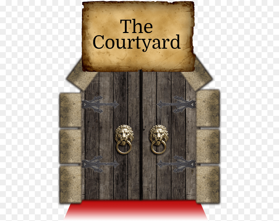 Dungeon Door, Wood, Treasure, Accessories Png