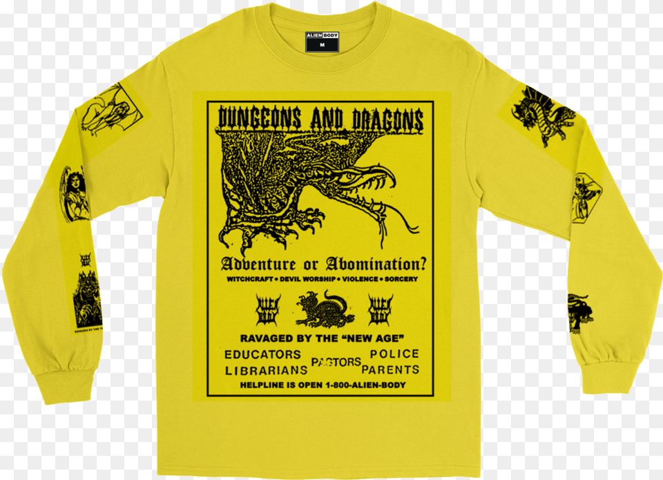 Dungeons And Dragons Alien Body, Clothing, Long Sleeve, Sleeve, T-shirt Png Image