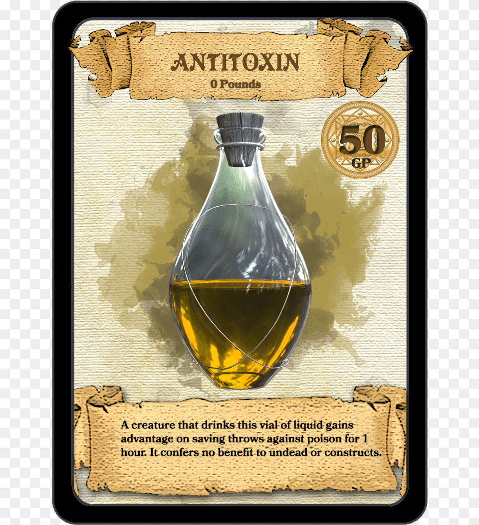 Dungeons And Dragons Carte, Bottle Png Image