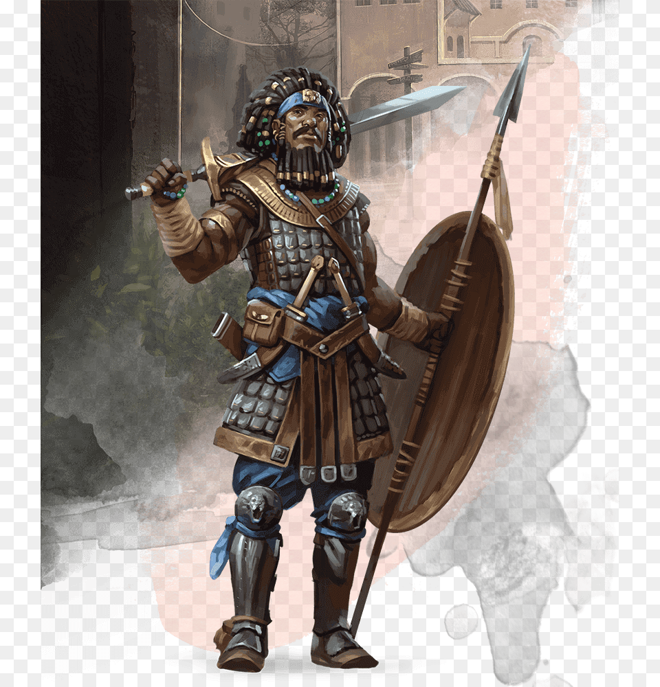 Dungeons And Dragons Fighter, Person, Spear, Weapon, Sword Png Image