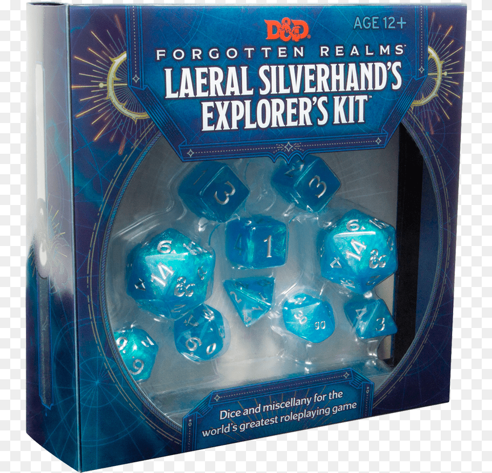 Dungeons And Dragons Forgotten Rea Laeral Silverhand Kit, Dice, Game Png Image