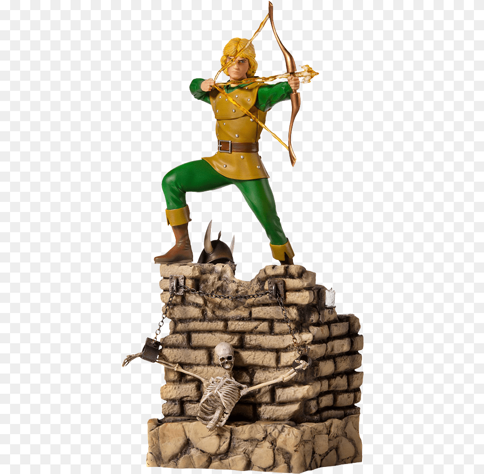 Dungeons And Dragons Hank The Ranger Statue By Iron Studios Dungeons And Dragons Hank Statues, Archer, Archery, Bow, Weapon Free Png