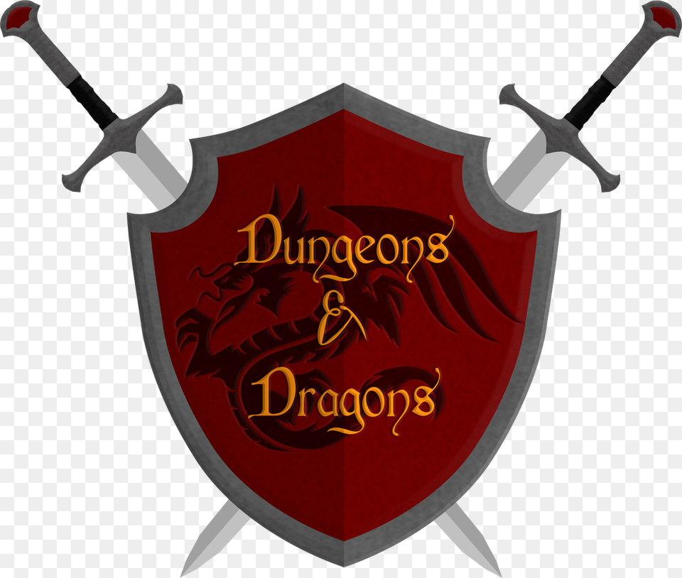 Dungeons And Dragons Logo, Armor, Sword, Weapon, Shield Free Png