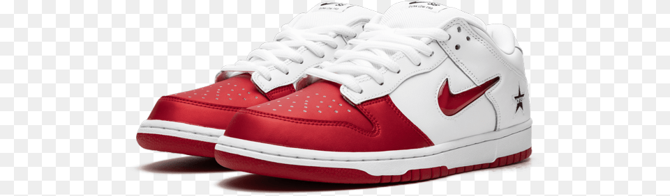 Dunk Low Supreme Red, Clothing, Footwear, Shoe, Sneaker Free Png Download