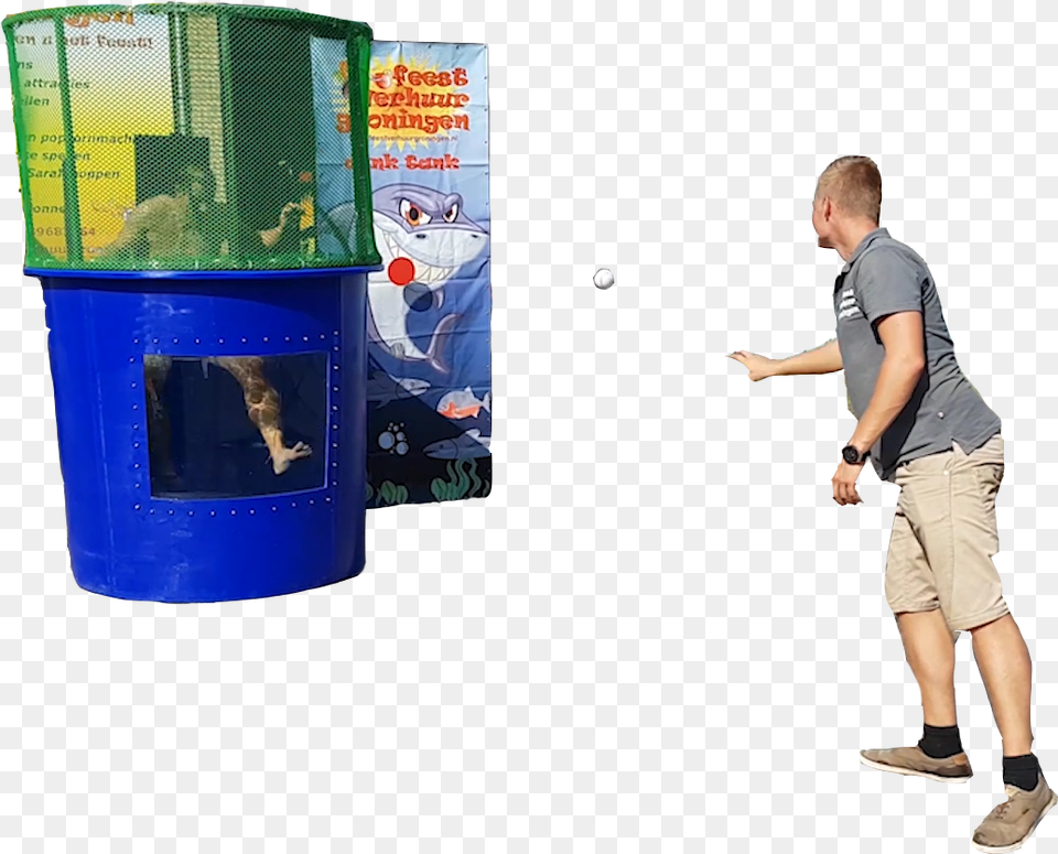 Dunk Tank, Adult, Male, Man, Person Free Png