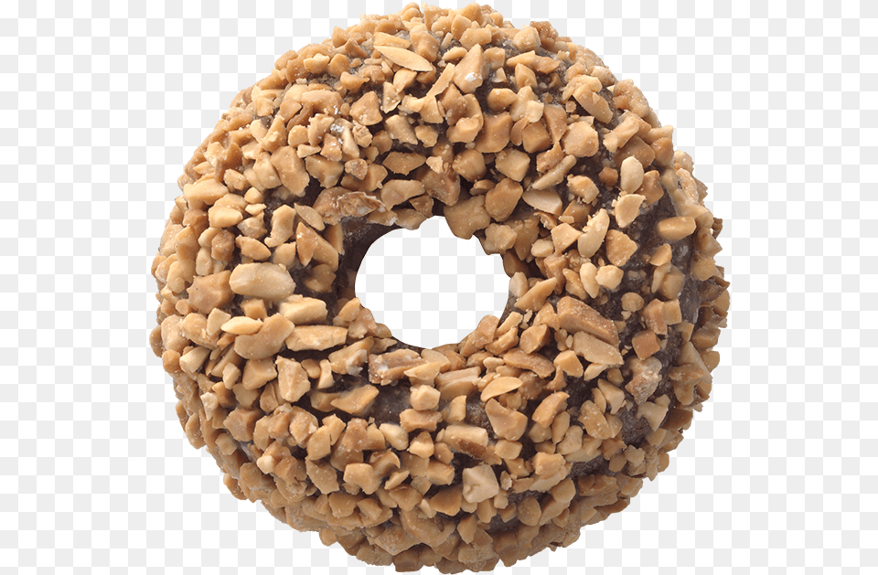 Dunkin Donut Choc Peanut, Food, Sweets, Bread, Bagel Png Image