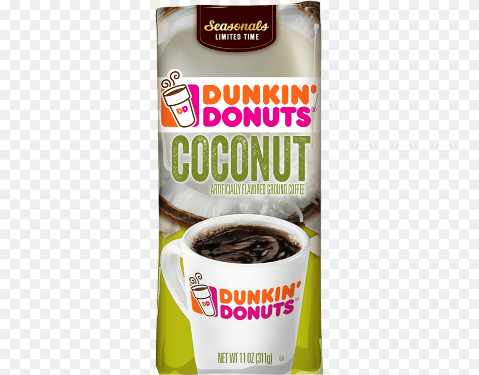 Dunkin Donuts, Cup, Chocolate, Dessert, Food Png Image