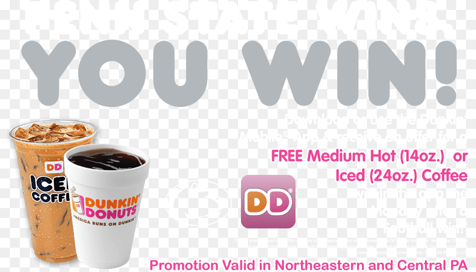 Dunkin Donuts, Advertisement, Cup, Poster, Disposable Cup Free Png Download