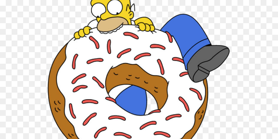 Dunkin Donuts Clipart Simpson Donut Homero Comiendo Donut Vector, Food, Sweets, Baby, Person Free Transparent Png