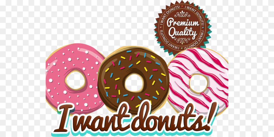 Dunkin Donuts Clipart Sprinkled Donut Doughnut, Food, Sweets Png Image