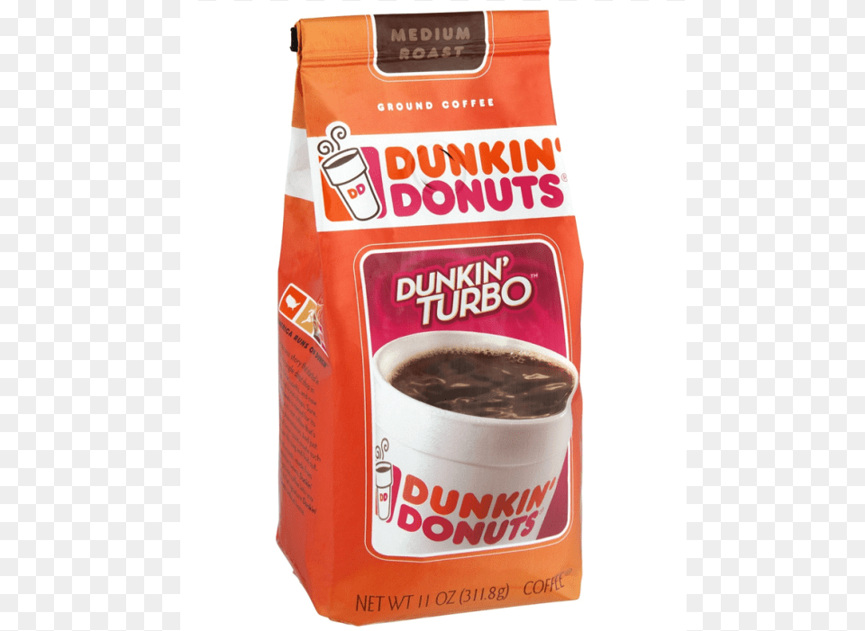 Dunkin Donuts Turbo Ground Coffee Dunkin Donuts, Beverage, Chocolate, Cocoa, Cup Free Png
