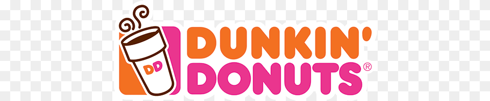 Dunkin Dunkin Donuts Logo Small, Sticker, Cream, Dessert, Food Png