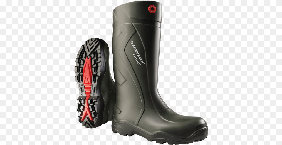 Dunlop Purofort Outlander Full Safety With Vibram, Clothing, Footwear, Shoe, Boot Png