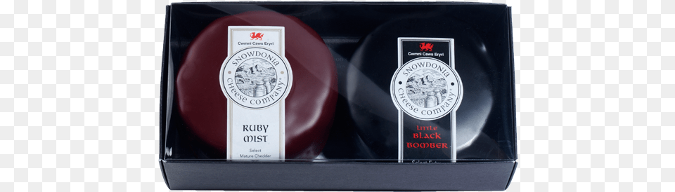 Duo Black Bomber Ruby Mist Gift Pack Snowdonia Cheese Snowdonia Cheese Co Snowdonia Cheese Company Truckle, Bottle, Food, Ketchup Png