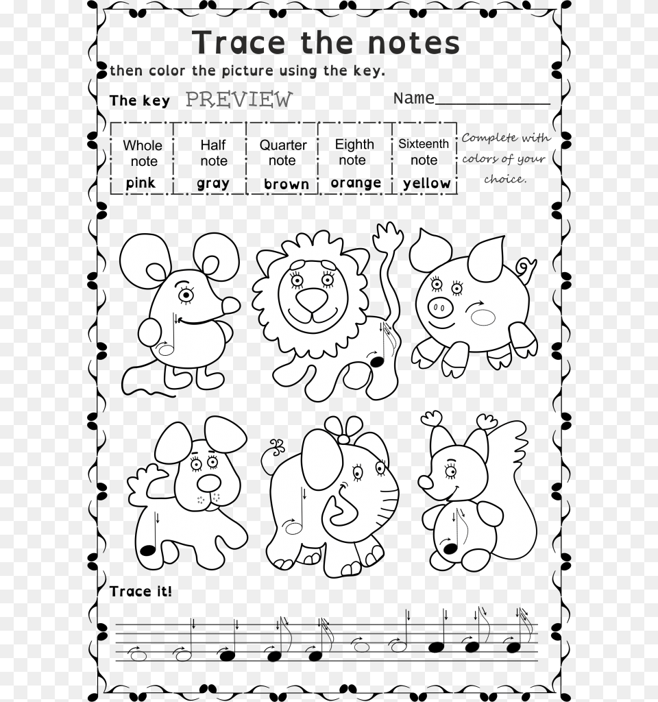Duo Color Music Note Sign To Sound Rhythm Vector Illustration Cartoon, Animal, Bear, Mammal, Wildlife Png Image
