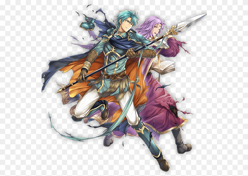 Duo Ephraim Fire Emblem Heroes, Adult, Publication, Person, Woman Free Png Download