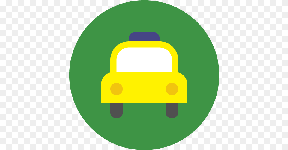 Duolingo Y Uber Al Carnaval De Ro Taxi Circle Icon Round Taxi Icon Png Image