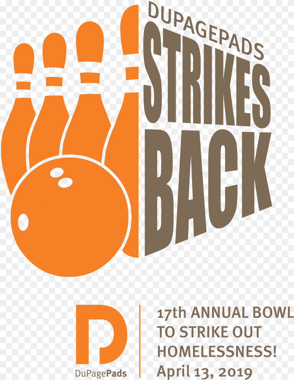 Dupagepads Strikes Back Poster, Advertisement, Bowling, Leisure Activities Png
