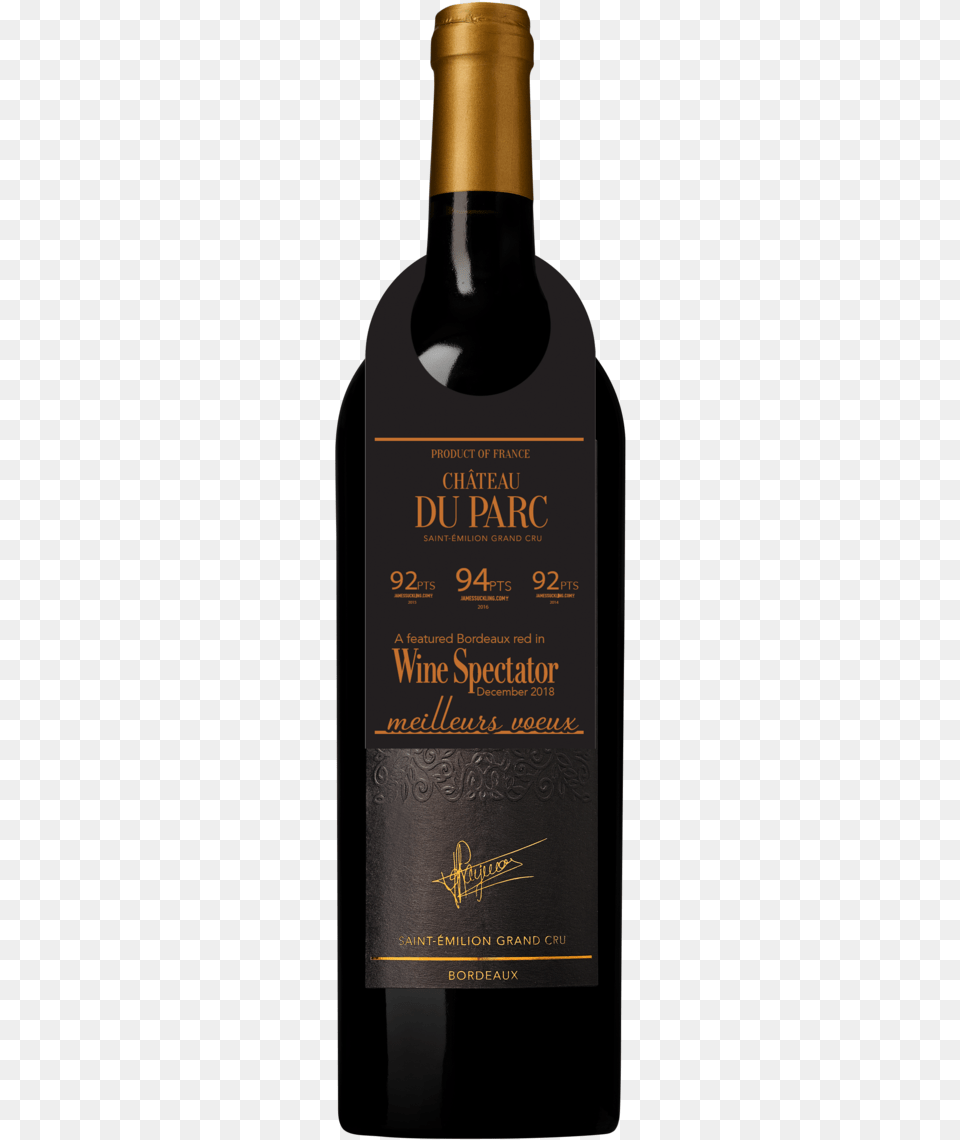 Duparc Neck Wine Bottle, Alcohol, Beverage, Liquor, Wine Bottle Free Png Download