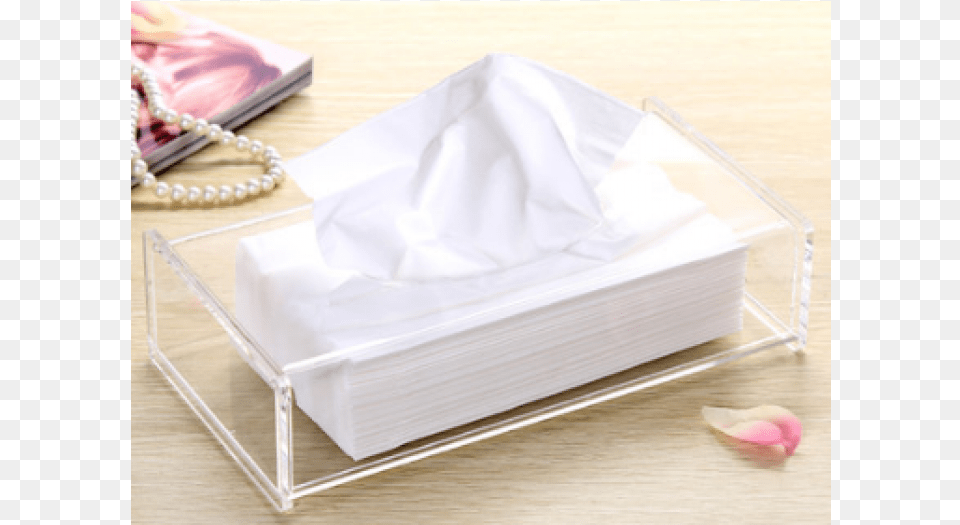 Durable Crystal Acrylic Tissue Box Tissue Dispenser, Paper, Towel, Paper Towel Png Image