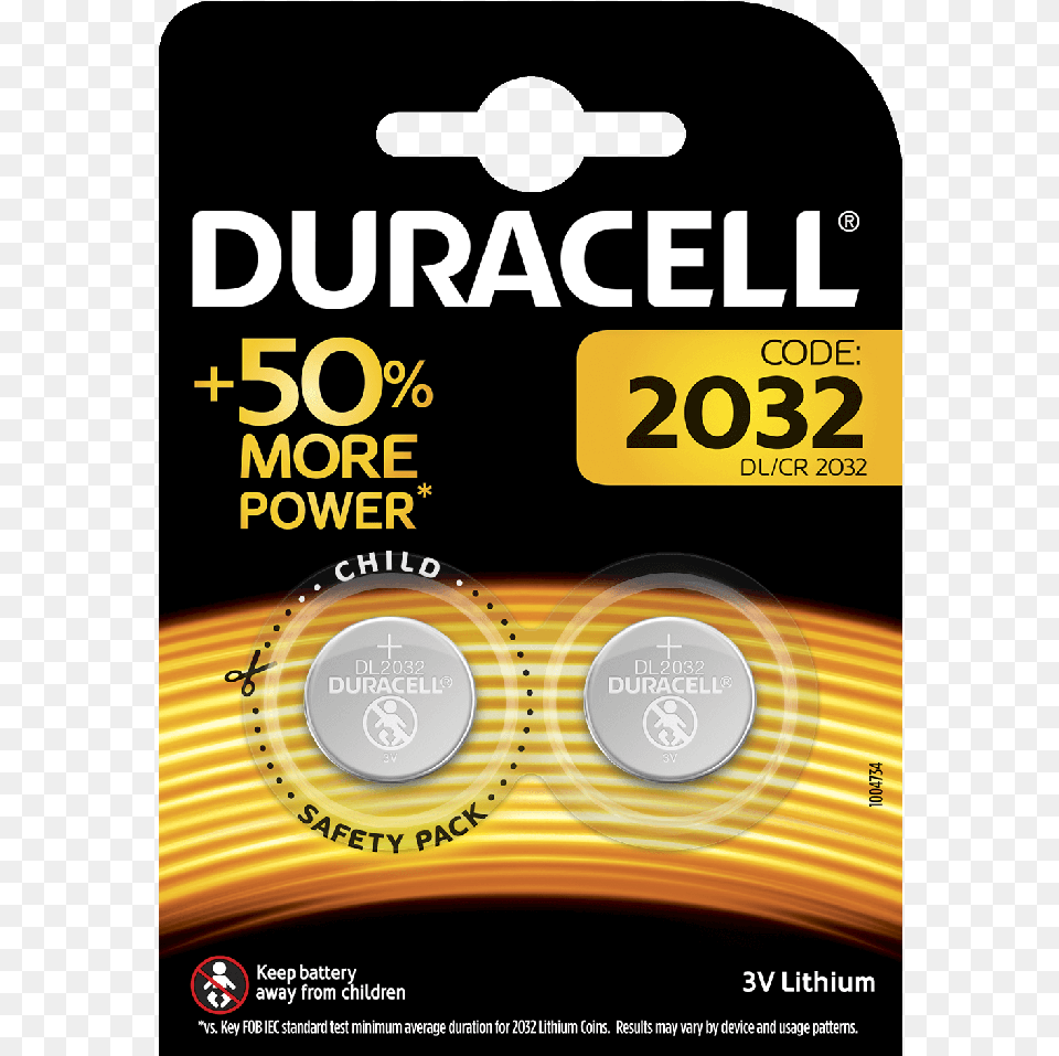 Duracell 2032 Battery, Advertisement, Poster Free Png