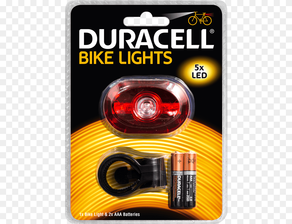 Duracell Bike Light Duracell 5 Led Rear Bike Light Bright Bicycle Back, Lamp, Dynamite, Transportation, Vehicle Png Image